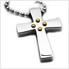 Four offerings Stainless Steel Cross Necklace