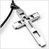 Bling Bling Deco Cross Necklace