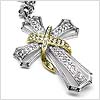Golden Boque Cross Necklace