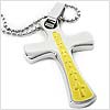Golden Grace Stainless Steel Cross Necklace