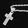 Silver Rhinestone Cross