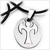 Snow Angel Cross Necklace