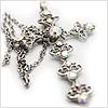 Victorian Crown Cross Necklace