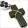 Original Wood Cross Necklace