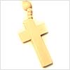 Wooden Cross Necklace 2 - Lite Brown