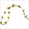 Venetian Style Car Cross Jewelry - Yellow