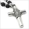 Aluminum Bind Cross Necklace