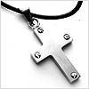 Bolted Cross Necklace