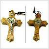 Italian Cross with Seal of Benedict - Wood