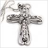 Cyrstal Butterfly Cross Necklace 2