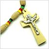 Holy Father and Son Cross Necklace Nut