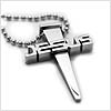 Nail of Jesus Stainless Steel Cross Necklace