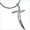 River Crossings Flowing Cross Necklace