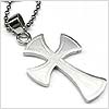 Silver Victorian Cross Necklace