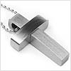 Solid Pillars Stainless Steel Cross Necklace