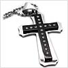 Sum of Perfection Stainless Steel Cross Necklace