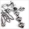 Victorian Crown Cross Necklace