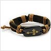 Bottony Plack Cross Bracelet