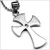 Clear Heart Victorian Cross Necklace