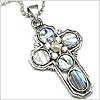 Heart of Pearl Cross Necklace
