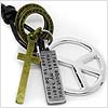 Peace Charms Contemporary Cross Necklace