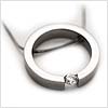 Precious Begin to End Stainless Steel Pendant