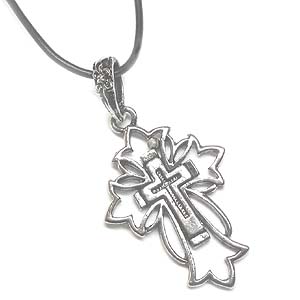 Triple Cross Celtic Necklace