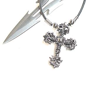 Gothic Cross Necklace 1