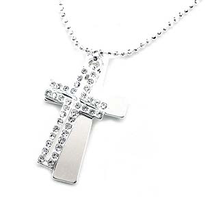 Dual Cross Necklace