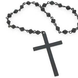 Plain Amethyst Cross Necklace