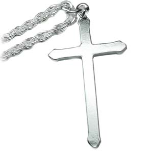 The Silver Plain Cross