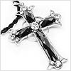 Onyx Celtic Cross Necklace