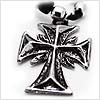 Biker Guard Cross Necklace