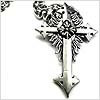 Punk Knight Cross Necklace