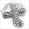Coral Reef Cross Necklace