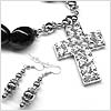 Big Flashy Cross Necklace