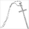 Long Stem Cross Necklace