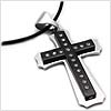Sum of Perfection Stainless Steel Cross Necklace