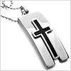 Keystone Stainless Steel Cross Necklace