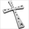 Holy Night Stainless Steel Cross Pendant