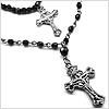 Heaven and Earth Dual Cross Necklace