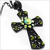 Sunflower Cross Necklace