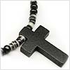Simplicity Wood Cross Necklace